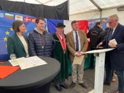 Les intronisations lors du chapitre de la foire de Pâques à Vimoutiers